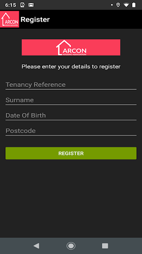 Android application Arcon Housing Customer App screenshort