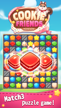 New Sweet Cookie Friends: Puzz - Screenshot 1