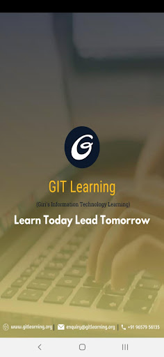 Android application GITLearning screenshort