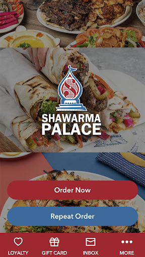 Android application Shawarma Palace screenshort