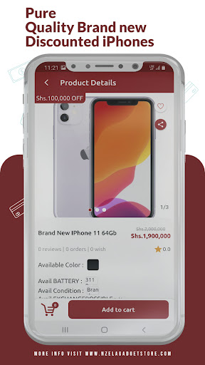 Android application Nzela Gadget store screenshort