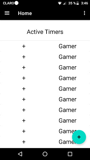 Android application Gamer Remind screenshort