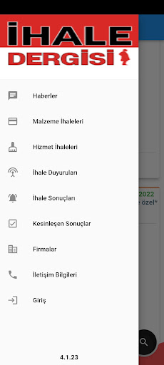 Android application İhale Dergisi screenshort