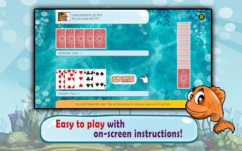 Play Go Fish online free. 2-12 players, No ads