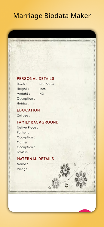 Marriage Biodata Maker by Metalic Studio - (Android Apps) — AppAgg