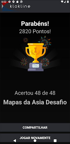 48 Mapas da Ásia Desafio - Screenshot 4