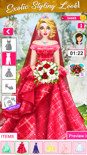 Wedding Dress up Girls Games Screen 3