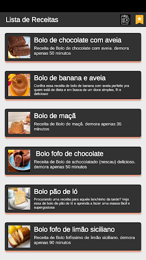 Receitas de Bolos Caseiros Screen 3