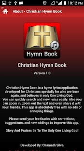 Christian Hymn Book Screenshot