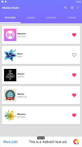 Mixbizz Radio Screen 2