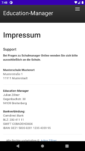 Education-Manager Demo