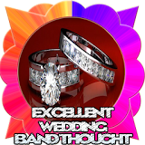 Excellent wedding band thought icon