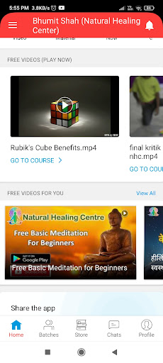 Android application Bhumit Shah (Natural Healing C screenshort