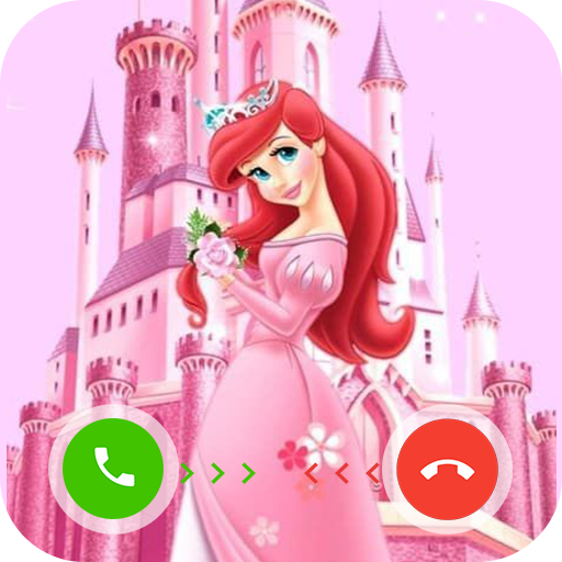 Princess fake video call logo