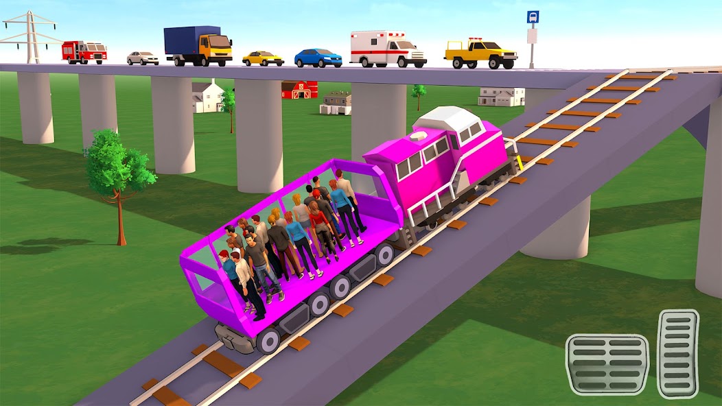 Passenger Express Train Game 0.2.4 APK + Mod (Unlimited money) إلى عن على ذكري المظهر
