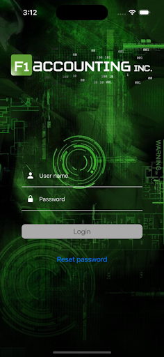 Android application F1 Accounting screenshort
