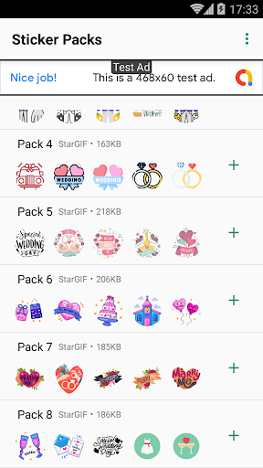 happy wedding Stickers Wastick Screen 3