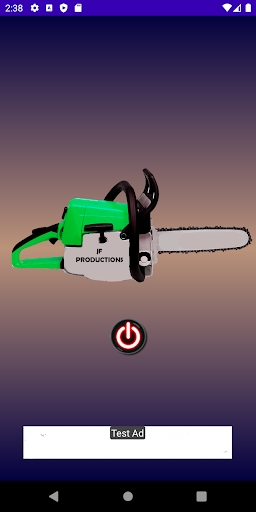 Android application Motosierra - broma screenshort