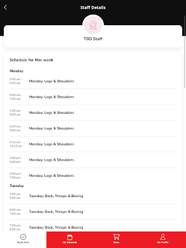 Screenshot of Eze Fit