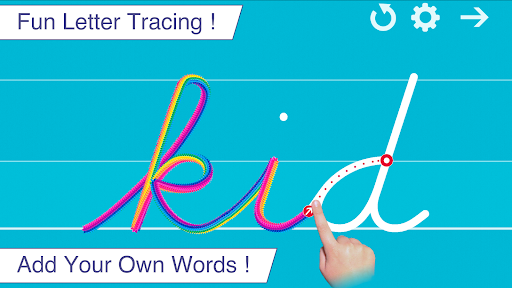 Screenshot of Cursive Writing Wizard - Kids