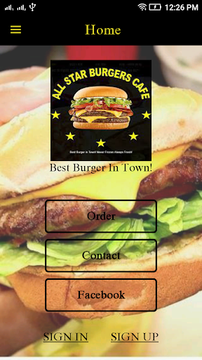 All Star Burger Cafe Screen 2