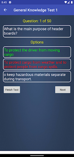 Screenshot of CDL Prep + Practice Test 2024