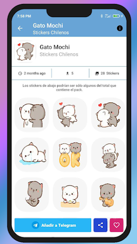Animated Stickers for telegram - Latest version for Android - Download APK
