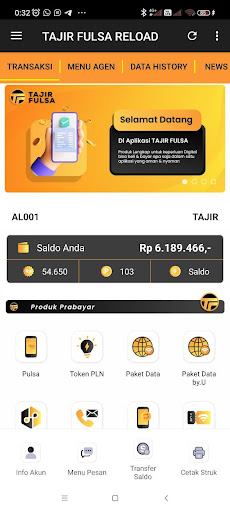 Android application Tajir Fulsa screenshort