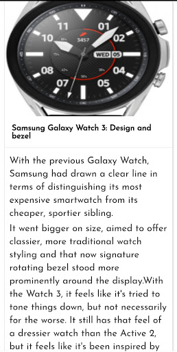 Guide Sumsung Galaxy Watch 3 Screen 2