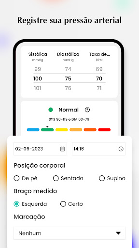 Visualização do aplicativo