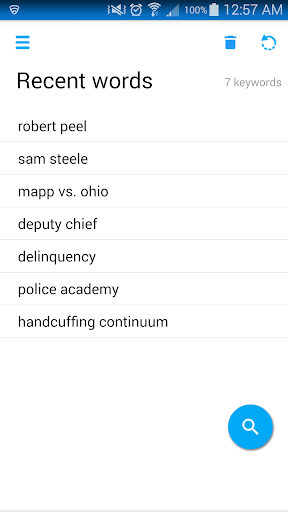 Police Dictionary Screen 3