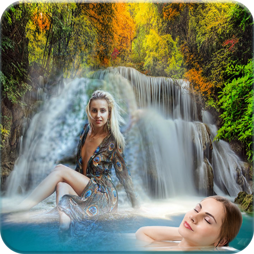 Waterfall Dual Photo Frames  Icon