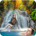 Cover Image of Download Waterfall Dual Photo Frames  APK