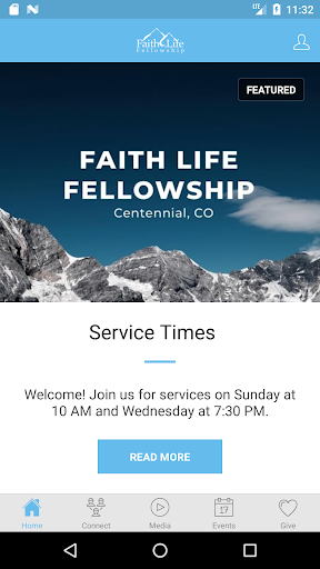 Android application Faith Life Denver screenshort