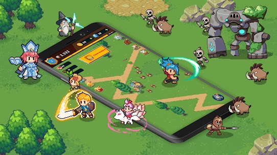 Pixel Guardian War MOD APK (Damage & Defense Multiplier/God Mode) 4