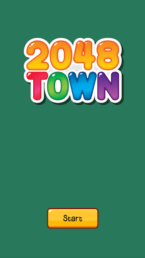 2048 Town  merge puzzle