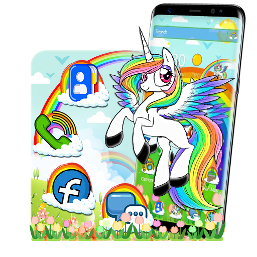 Rainbow Pony Theme  Icon