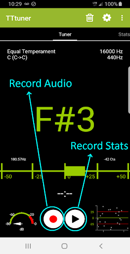 Android application TTtuner Trial Version screenshort
