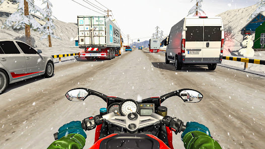 Moto Highway Traffic Rider GO screenshots 1