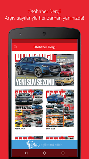 Android application OtoHaber Dergi screenshort