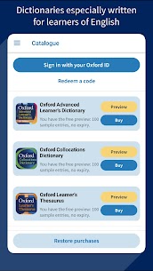 Oxford Advanced Learners Dict MOD APK 1.0.5855 (Unlocked Content) 1