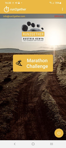 Android application RUN2GETHER screenshort