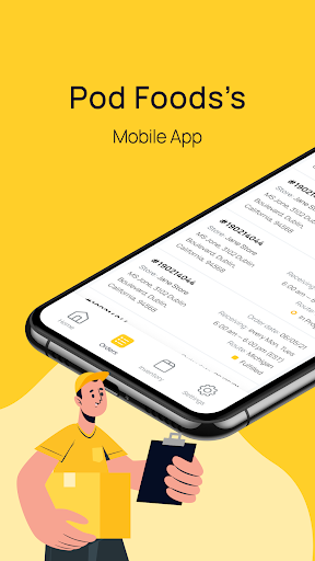 Android application Pod Foods - Partner screenshort