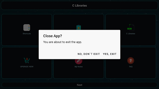 Screenshot of C Libraries and Compiler