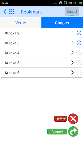 Android application Swahili Bible Offline screenshort