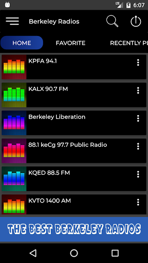 Berkeley California USA Radios