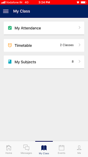 Android application Otters' Creek Schools Mobile A screenshort