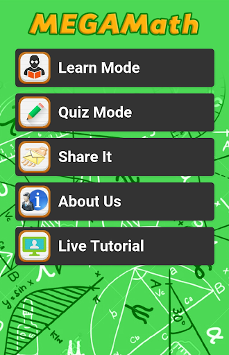 Android application MEGAMath screenshort