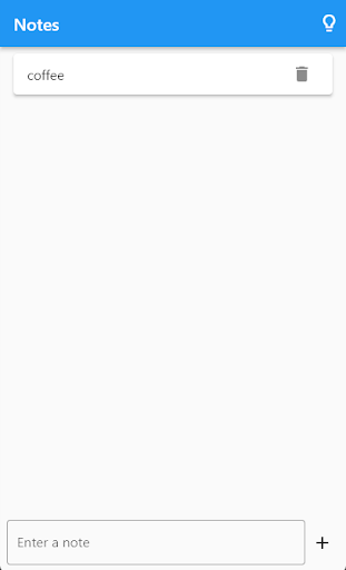 Android application Notes screenshort
