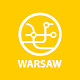 Public transport map Warsaw